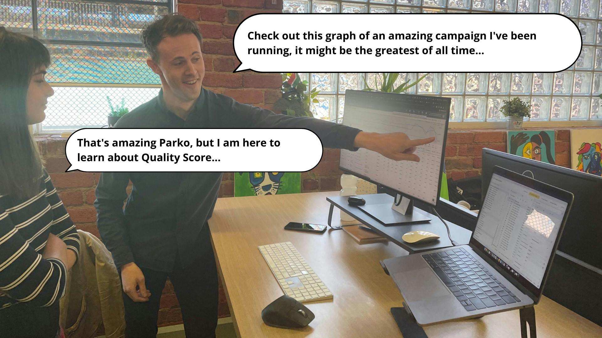 Learning about quality scores infographic optimising