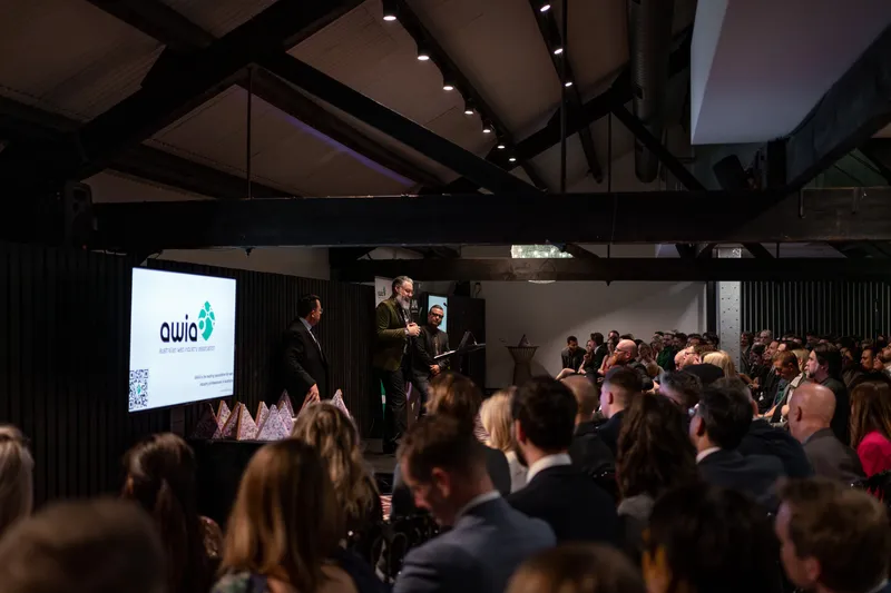 Crowd of people enjoying the AWAs