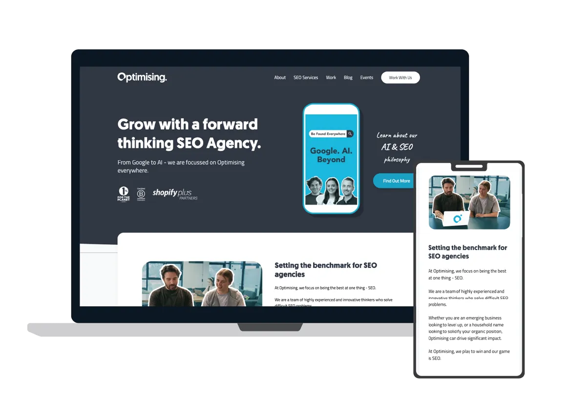 Astro Blog Website Mock Up