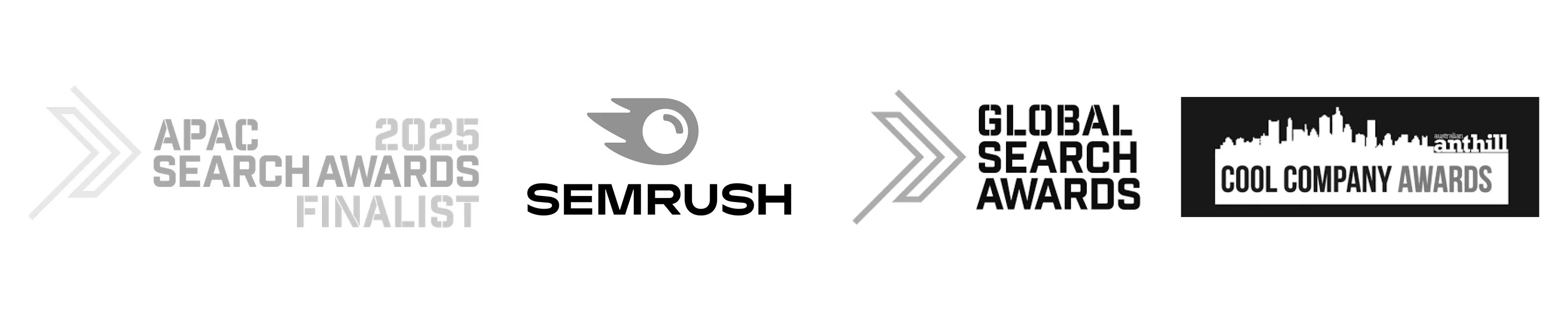 Awards Logos Greyscale