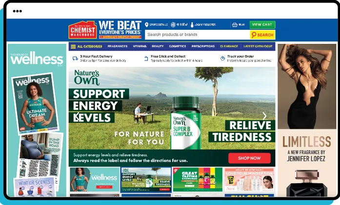 Chemist Warehouse website