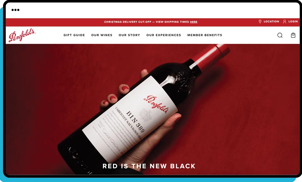 Penfolds website 1
