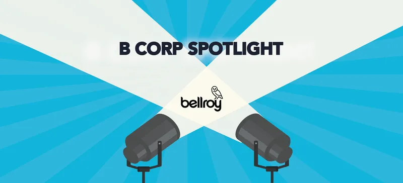 Optimising B Corp Spotlight featuring Bellroy logo