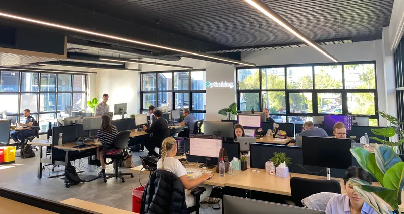 Office downstairs working