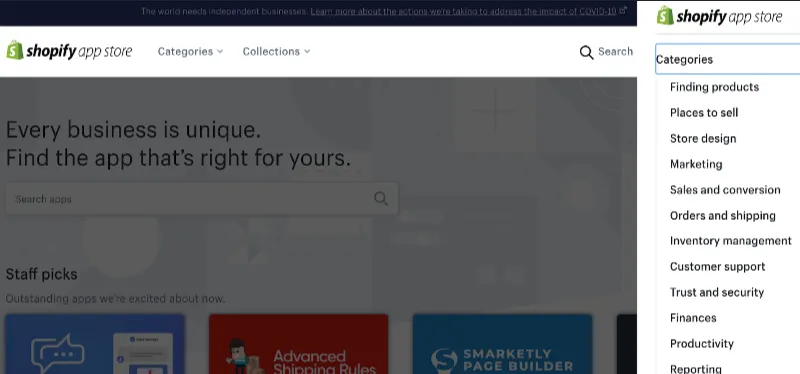 Shopify apps
