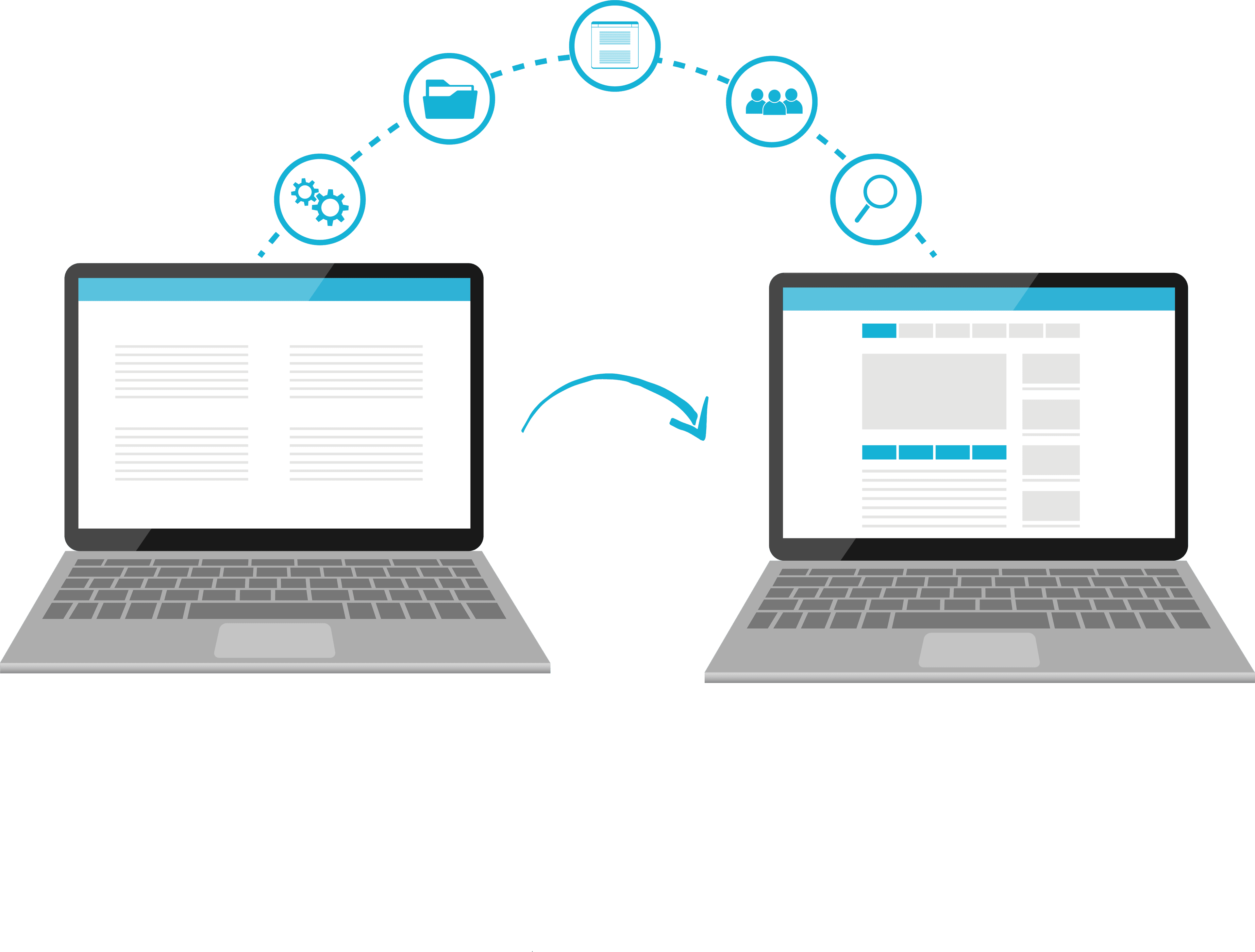 SEO Migration transfer graphic