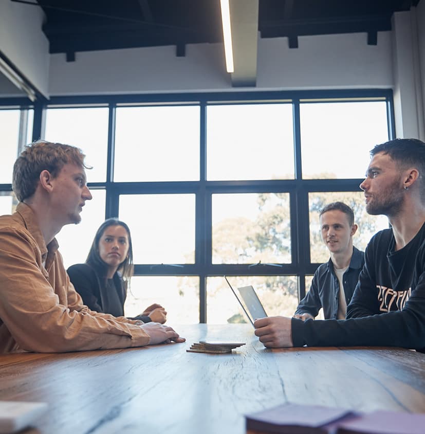 optimising team members having a meeting