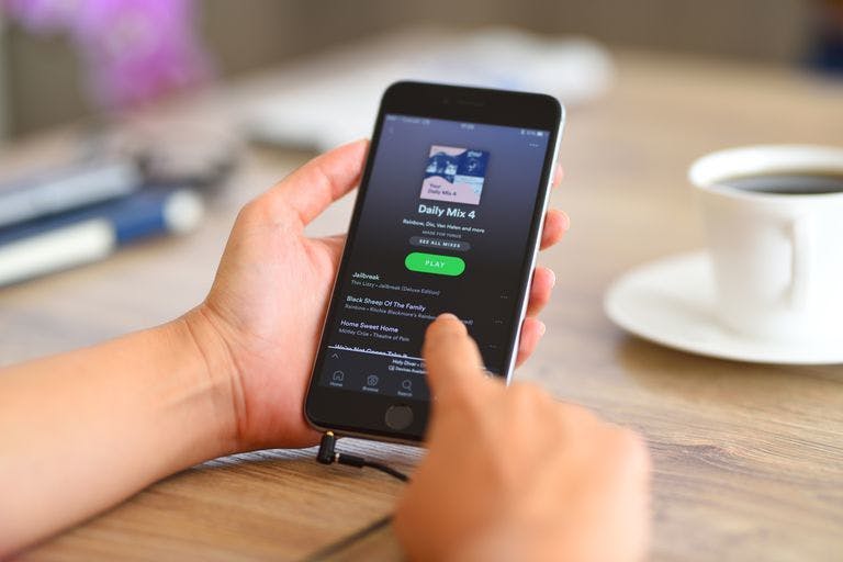 Spotify-on-phone